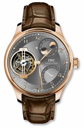 IWC Portugieser Constant-Force Tourbillon Double Moon Red Gold / Ardoise IW5901-01 (IW590101)